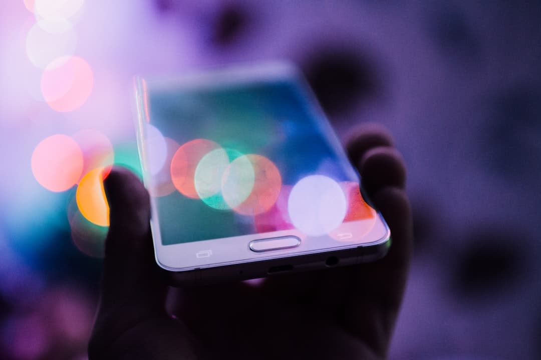 Nouveau smartphone en main